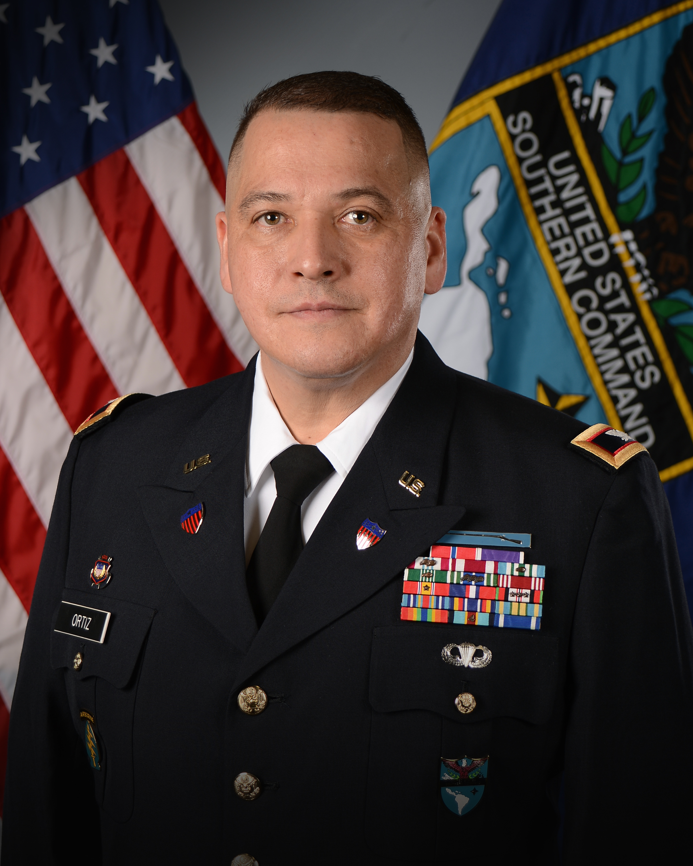 Official biography photo of Army Col. Manny Ortiz